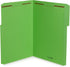 Blue Summit Supplies Green File Folders with Fasteners, Legal Size, 50 Pack, Durable 2 Prongs, 1/3 Cut Tabs