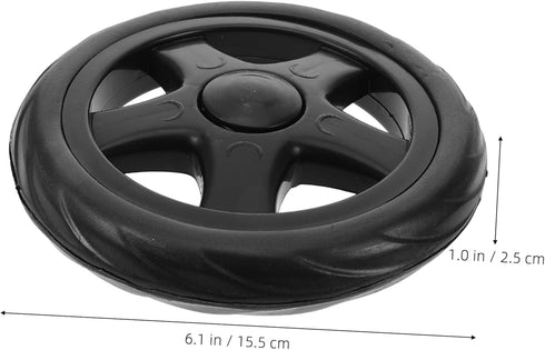 2pcs Alipis Heavy Duty Grocery Trolley Wheels Compact Stair Friendly Rolling Cart Replacement Casters for Shopping