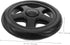 2pcs Alipis Heavy Duty Grocery Trolley Wheels Compact Stair Friendly Rolling Cart Replacement Casters for Shopping