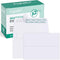 Eupako A2 White Paper Envelopes, 100 Pack, 4.375x5.75" Self Seal for RSVP, Wedding, Thank You Notes