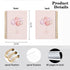 Pink Notebook Journal, Preppy Balloon Notebook, Girly Office Supplies, Hardcover Spiral 5.5x8.3