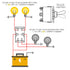 MGI SpeedWare 6-Pin DPDT One-Side Momentary Metal Toggle Switch, 20 Amp at 12vDC 125vAC, (ON)/Off/ON 1-Pack