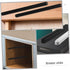 2pcs Kisangel Side Mount Drawer Slides with Wheels for Cabinet Wardrobe Bedside Dresser Track Guide Replacement Parts