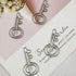 Rurili 20 Pieces Metal Key Shaped Wire Paper Clips for Home, School, Office Use (Silver)