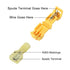 360Pcs T-Tap Wire Connectors, Self-Stripping Quick Splice Electrical Wire Terminals, Insulated Male Spade Kit
