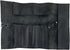 Hide & Drink Rustic Pencil Roll Pouch, Multi-Purpose Storage Wrap for Craft, Full Grain Leather, Charcoal