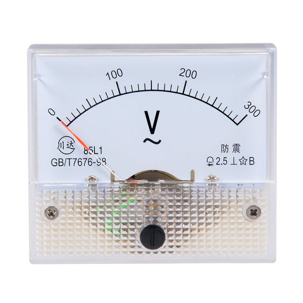 uxcell AC 0-300V Analog Panel Voltage Gauge, Volt Meter 85L1 with 2.5% Error Margin
