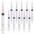 100 Pack 3ml Lab Sample Syringe with 18 Gauge 1.5 Inch Liquid Measuring Tool, Individual Package