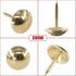 Hilitchi 200-Pieces 7/16''(11mm) Antique Upholstery Nails Tacks - Furniture Tacks, Upholstery Tacks, Thumb Tack Push