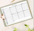 Weekly To Do List Notepad, 60 Page Task Planning Pad with Daily Checklist, 11 X 8.5 Desk Notebook for Office
