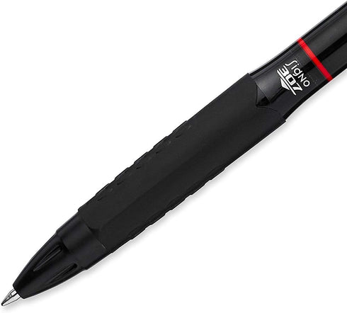 Uni-Ball Signo 307 Medium Point Retractable Rollerball Gel Pens - Red, 8 Count