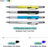 MECCANIXITY 4pcs 6 in 1 Multitool Tech Tool Pen Gifts for Men with Ballpoint Pen, Ruler, Screwdriver, Stylus, Refills