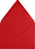 LUXPaper 4Bar A1 Contour Flap Invitation Envelopes, 3 5/8" x 5 1/8", Holiday Red, 60lb. Text, 50 Qty