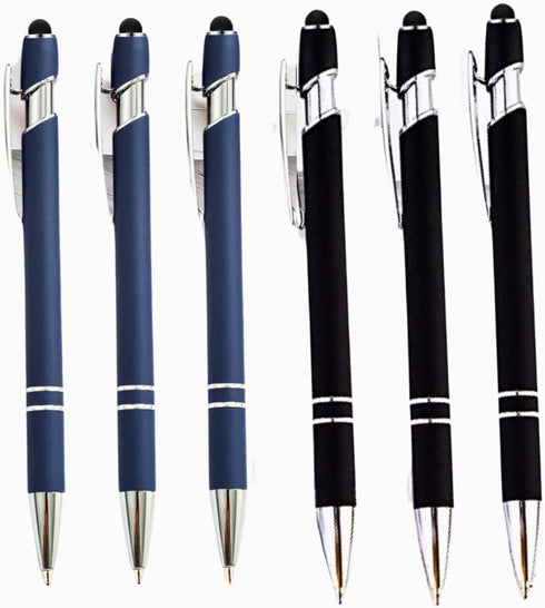 Ballpoint Pen with Stylus Tip, Pack of 6