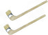 Wooden Handled Hog Bristle Paint Brush, 15" Long, 2" Width - Right Angle Bend (2 Pieces)