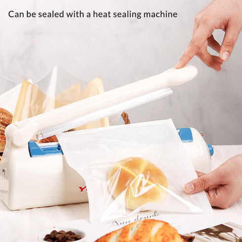 Nanaiche 100 Packaging (7.5 7.9 Inch) Pcs White Kraft Bread Bag Bakery Bags with Window,Toast bag Toast Paper Bag Paper