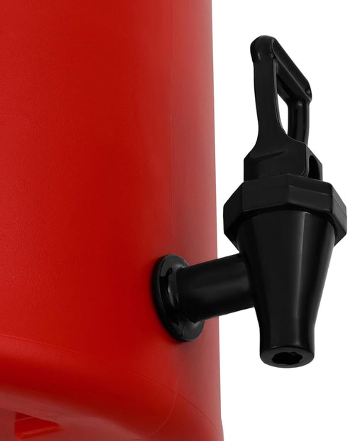 10L/2.64Gal Insulated Beverage Dispenser, Thermal Hot Cold Drink Dispenser with Push-Button Tap, Food-Grade Stainless