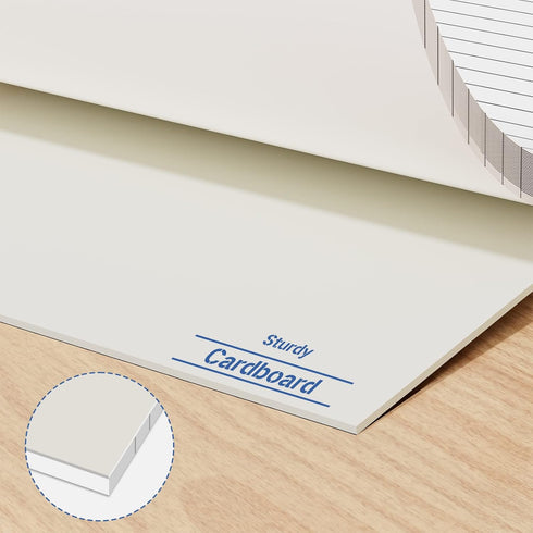 Legal Pads - 6 Pack of Note Pads, 6 x 9 Inch, 21lb Thick Paper, 30 Sheets, College Ruled, 29 Lines, Writing Pads for