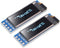 Dorhea 2pcs 0.91 OLED I2C Display Module IIC 0.91 inch I2C SSD1306