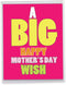 NobleWorks Jumbo Card for Mother's Day (8.5 x 11 Inch) - Big Words of Appreciation - Funny Card, Big Mother's Day Wish