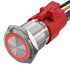 APIELE 19mm Momentary Push Button Switch On Off Stainless Steel with 12V LED Angel Eye Head for 19mm Mounting Hole