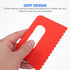 Plastic Paint Scraper, Putty Knife, Spackle Tool, 4 Pcs Plastic Putty Knife Scraper for Art