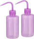 PATIKIL 2pcs 250ml Plastic Wash Bottle, Narrow Mouth Squeeze Bottle for Lab Cleaning, Washing, Irrigation Liquid