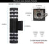 1Pack 15inch Lights,18W 4000K IP65 LED Cylinder Up & Down Wall Modern Outdoor Wall Light Day White Aluminum Body