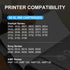 Remanufactured Ink Cartridges Replacement for HP 65XL, 65 for Envy 5055, 5052, 5058, DeskJet 3755, 2652, 2655 (1 Black,