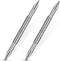 2 Pieces Spring Loaded Nail Set, Hammerless Trim Combination Tool Kit with 1/32 Inch to 4/32 Inch Tools for Carpentry