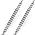 2 Pieces Spring Loaded Nail Set, Hammerless Trim Combination Tool Kit with 1/32 Inch to 4/32 Inch Tools for Carpentry