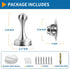 Magnetic Door Stop, Stainless Steel Holder, Brushed Satin Nickel Doorstop with Double-Sided Adhesive Tape