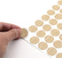 Self-Adhesive Screw Hole Stickers PVC Cover Caps - Dustproof for Wooden Furniture Cabinet, 21mm, 2 Sheets/108 Pcs