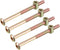 uxcell M6x85mm Furniture Bolt Nut Set with Hex Socket Screw, 48mm Thread Length, Barrel Nuts for Beds, Headboards,