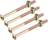 uxcell M6x85mm Furniture Bolt Nut Set with Hex Socket Screw, 48mm Thread Length, Barrel Nuts for Beds, Headboards,