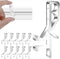 YBEATY 10 Pcs Hidden Channel Valance Clips Blind Valance Window Blind Clips Plastic