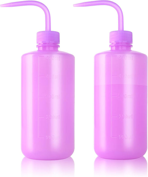 Melphoe Tattoo Wash Bottle - Economy Plastic Squeeze Watering Bottle for Medical Lab, Tattoo Supplies, Irrigation