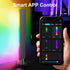 velted RGB Light Bar, Smart Music Sync RGB IC LED Lights Bars, USB Powered Ambient Lighting, Remote Control Color