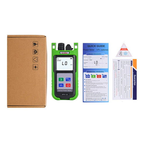 Komshine KPV-53 Optical Fiber Power Meter OPM, 7 Wavelengths 850~1700nm, Fiber Loss Tester