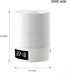 3 2000mAh Dimmable (1, 3.14 4.29) Night Light with Clock, Color Rechargeable LED Touch Lamp, Eye-Caring Cordless