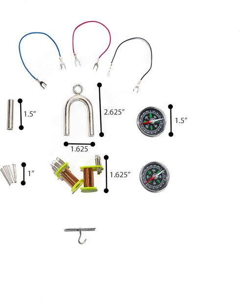 ELECTROMAG: Electromagnetism Kit - Explore Magnetic Fields and Faraday's Law - STEM Physics Tool for Classroom