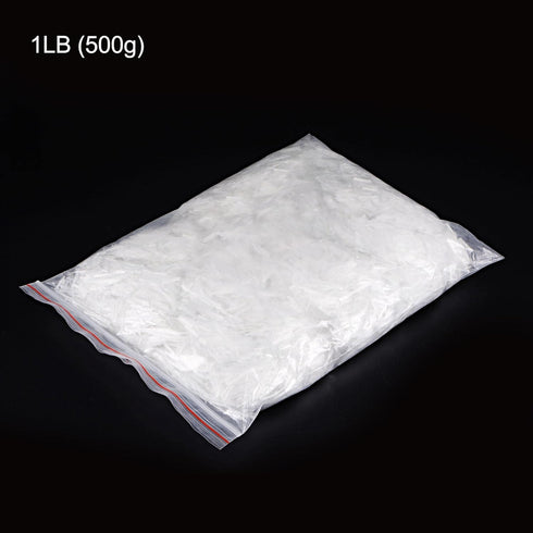 uxcell Chopped Fiberglass Strands, 15mm Length Anti-Cracking Glass Fibers for Cement Mix, 1LB