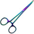 Bandage, Castroviejo, & Iris Scissors, & Kelly, & Mosquito Forceps Rainbow -