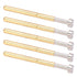 100pcs Pogo Pin Flat Head, PCB Testing Spring Test Probe Brass Material 2.36mm Tube Diameter for PCB Testing