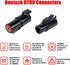 JRready ST6286 1 Pin DTHD Connector, 4 Sets, IP67 Waterproof Single Terminal for Heavy-duty Applications