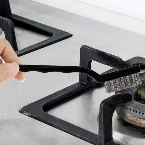 15 Pcs Mini Stainless Steel Wire Brush Set - Cleaning Welding Slag Rust, Wire Bristle Scratch Brush Set with Curved