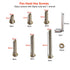 84Pcs M6 Hex Pan Head Cap Bolts Nuts Screws Assortment Set - 304 Stainless Steel Allen Socket Drive (84PCS M6)
