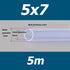 WOFICRET Pipe,Clear,5 10mm/1m Silicone Tubing, Home Brewing And Winemaking Silicone Tubing, High Temp Food Grade Tube