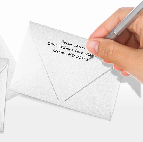 LUXPaper 4Bar A1 Contour Flap Invitation Envelopes | 3 5/8" x 5 1/8" | 80lb. Text | Crystal Metallic | 50 Qty