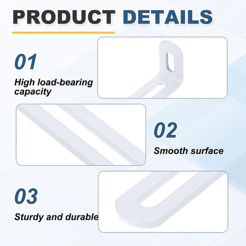 20 3.9"x1.2"x0.7", 90 uxcell Pcs Adjustable Right Angle Brackets, Slotted L-Shape Corner Bracket Degree Steel l Bracket